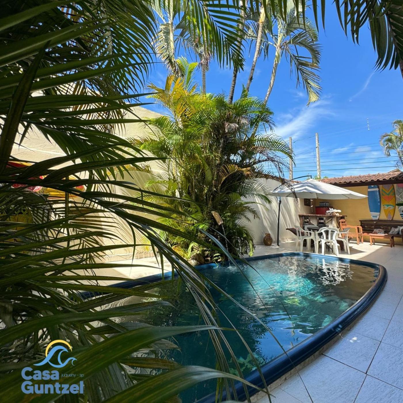 Pousada Casa Guntzel Juquehy - Piscina E Ar Condicionado ジュケイ エクステリア 写真
